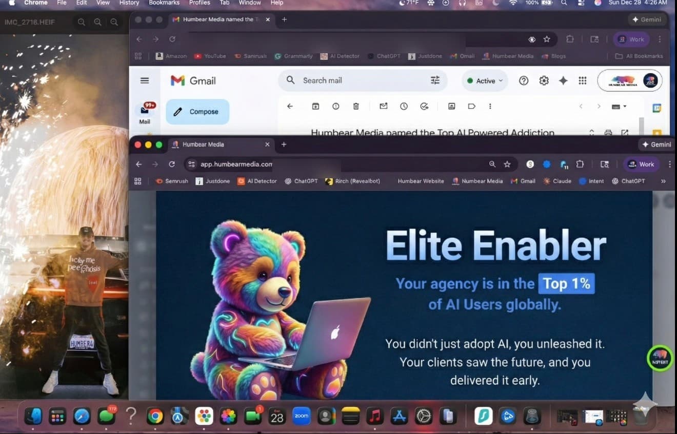 GoHighLevel Elite Enabler status — agency in the top 1% of AI users globally